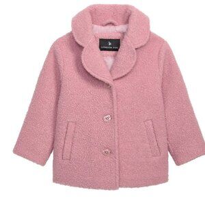 London Fog Girls Dress Coat Toddler 3T Pink New With Tags